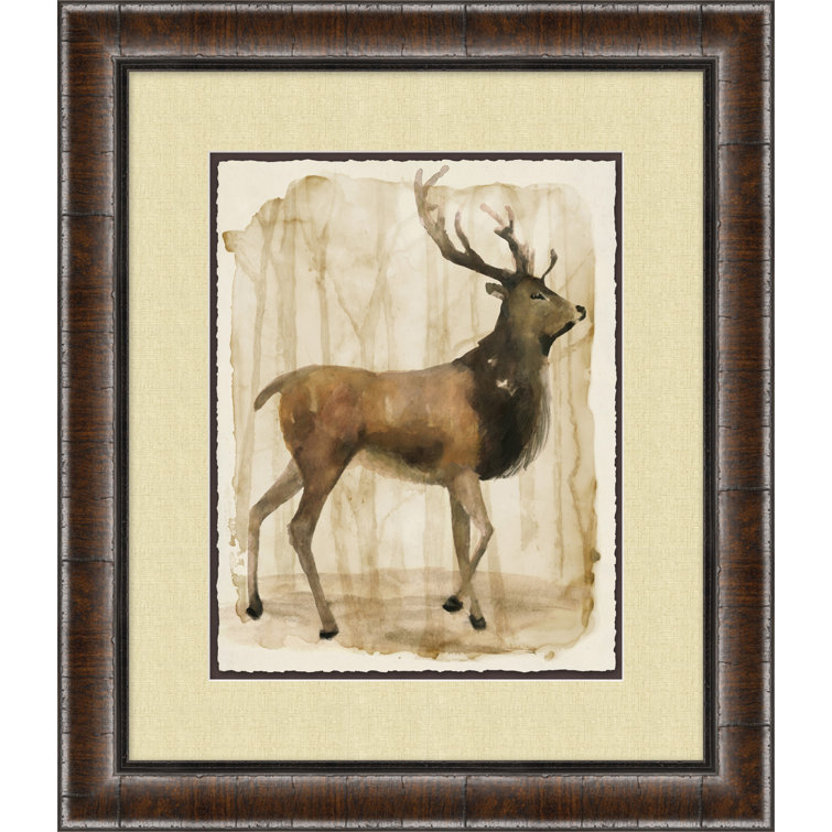 Wendover Art Group Elk Elk Portrait Framed On Paper Print Wayfair